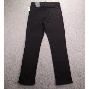 GAP Jeans Size 10/30 Classic Straight Mid Rise Black Stretch Denim NEW